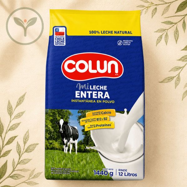 leche colun entera en polvo 1440 g