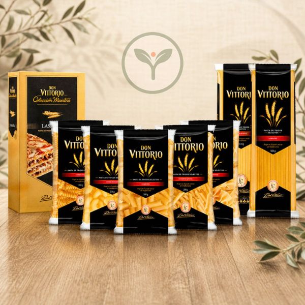 PastasDonVittorio400g Pastas Don Vittorio 400g de trigo selecto para recetas familiares salsas y pasta al dente