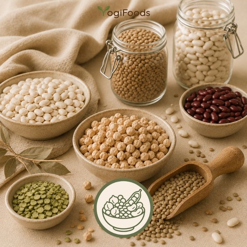legumbres YogiFoods para comidas caseras y nutritivas