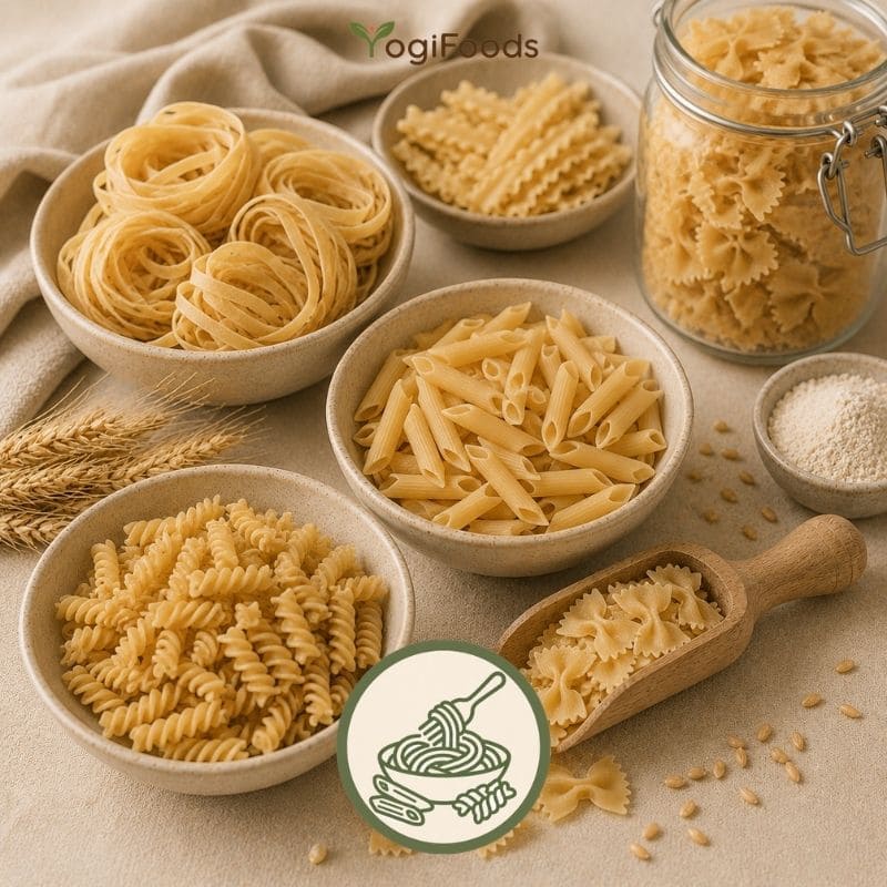 pastas YogiFoods para comidas rápidas y familiares