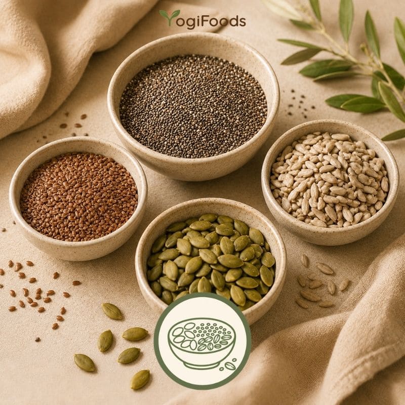 semillas YogiFoods para panes ensaladas y desayunos