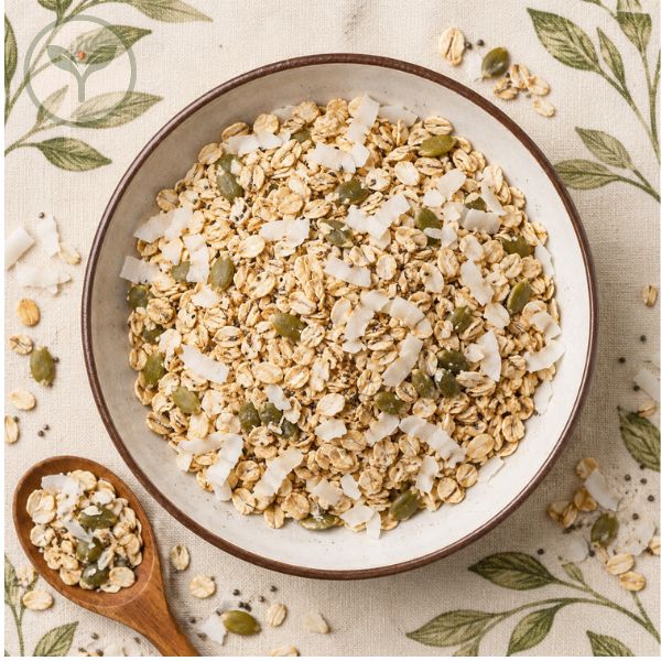 Mix Granola Instantánea Saludable 1kg Yogi Foods con avena, semillas, coco y arándanos