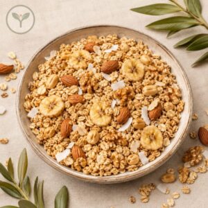 Mix Granola Integral Especial 1kg Yogi Foods con avena, maní, nueces, almendras y plátano